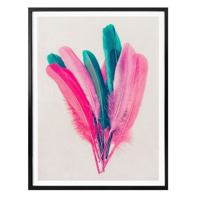 Poster Kubistika - Feder Bouquet