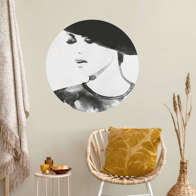 Wandtattoo Fashion Victim - Rund