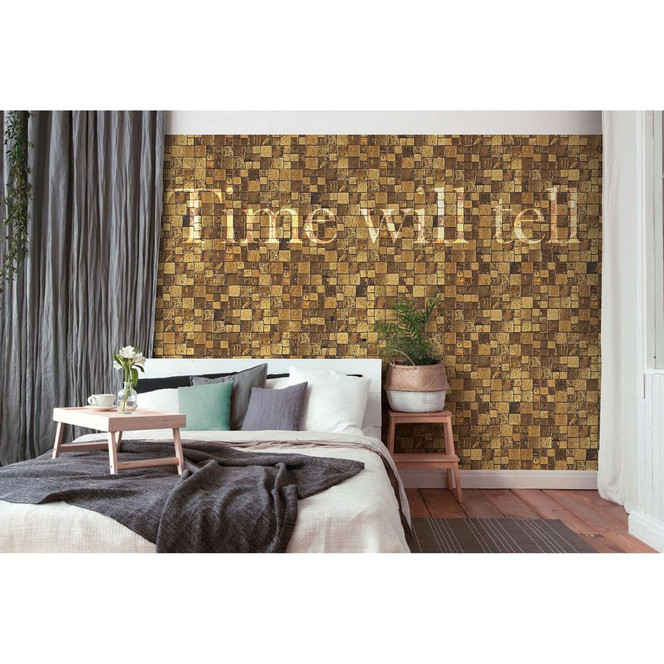 Architects Paper Fototapete Atelier 47 Gold Amber in Steinoptik - Bild 1