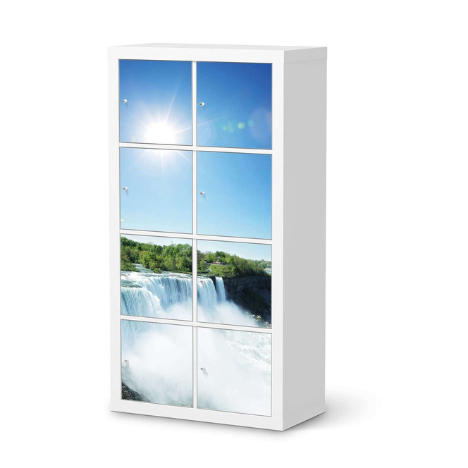 Folie IKEA Kallax Regal 8 Türen - Niagara Falls- Bild 1