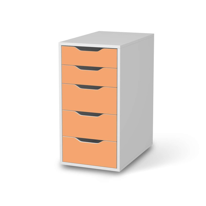 Klebefolie IKEA Alex 5 Schubladen - Orange Light- Bild 1