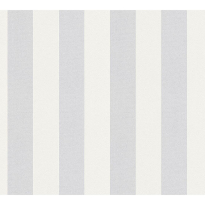 A.S. Création Vliestapete Meistervlies Blockstreifentapete überstreichbar weiss