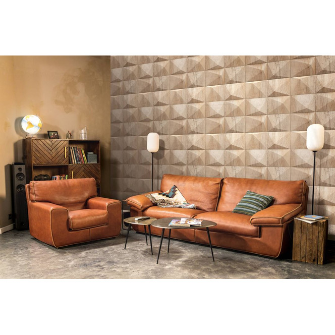 Vliestapete Beige Braun Holzoptik für Wohnzimmer Schlafzimmer Büro marburg Tapete