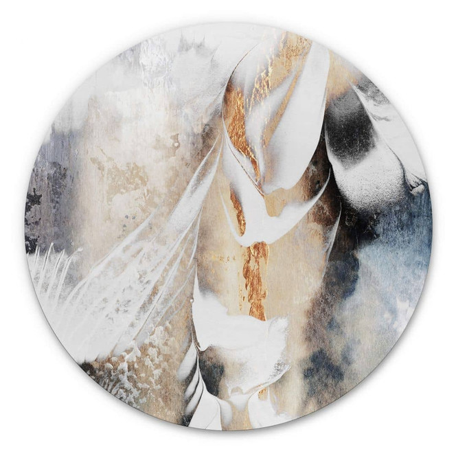 Alu-Dibond Fredriksson - Seelenruhe - Rund