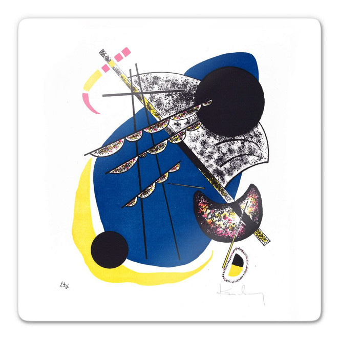 Glasbild Kandinsky - Kleine Welten 2 