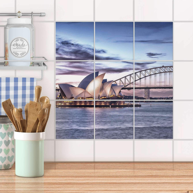 Klebefliesen - Sydney - 9er Set