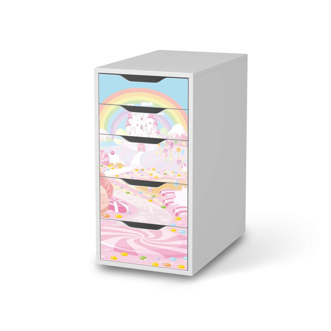 Klebefolie IKEA Alex 5 Schubladen - Candyland- Bild 1
