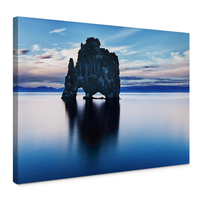 Leinwandbild Felsen im Meer
