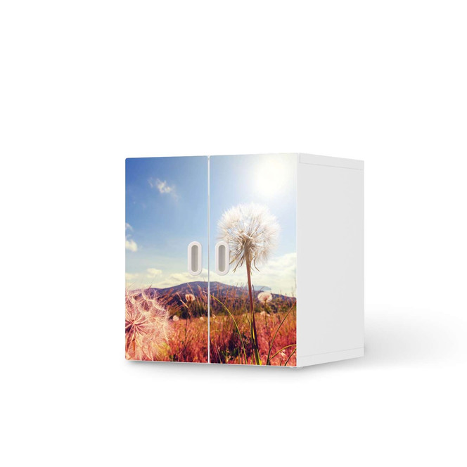 Möbelfolie IKEA Stuva / Fritids Schrank - 2 kleine Türen - Dandelion- Bild 1