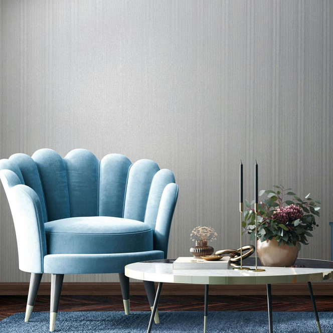 Vliestapete in Weiss Streifen und Linien Tapete Streifen Klassisch