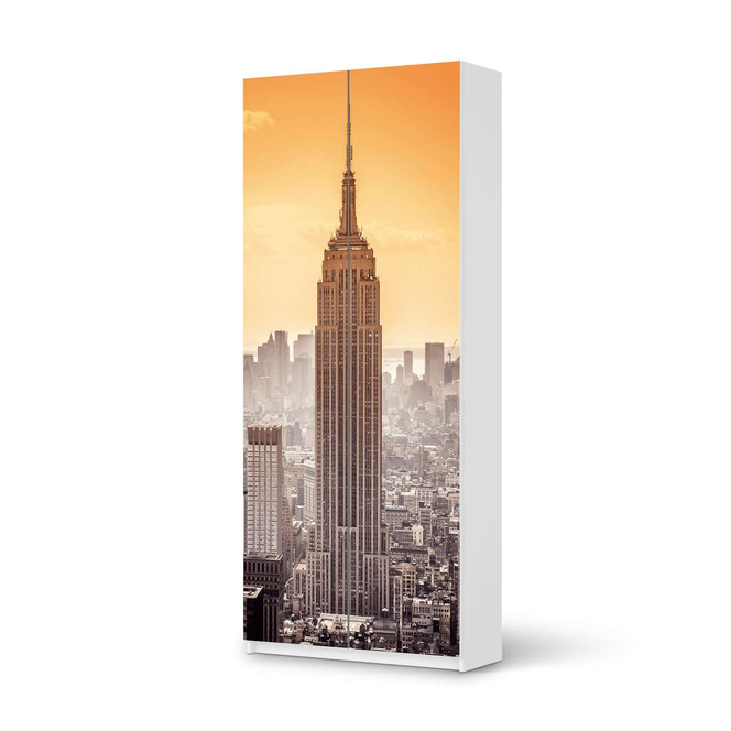 Möbelfolie IKEA Pax Schrank 236cm Höhe - 2 Türen - Empire State Building- Bild 1