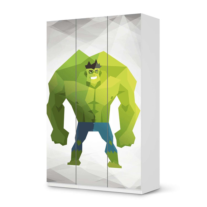 Möbelfolie IKEA Pax Schrank 236cm Höhe - 3 Türen - Mr. Green- Bild 1