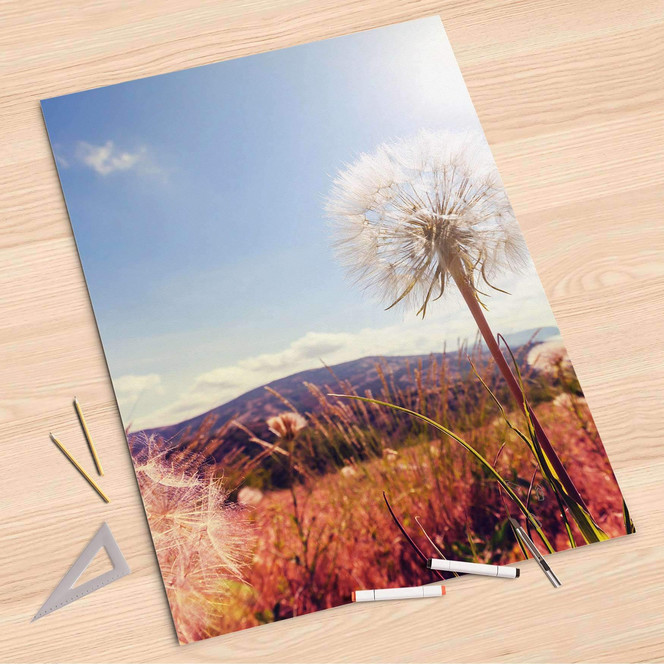 Folienbogen (80x120cm) - Dandelion- Bild 1