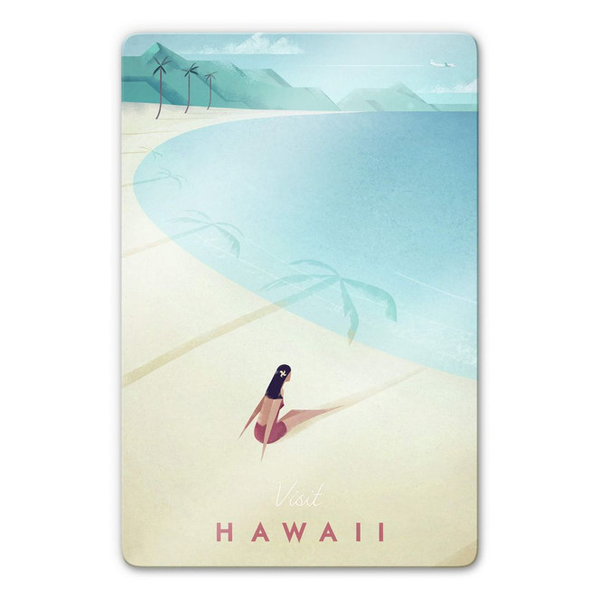 Glasbild Rivers - Hawaii
