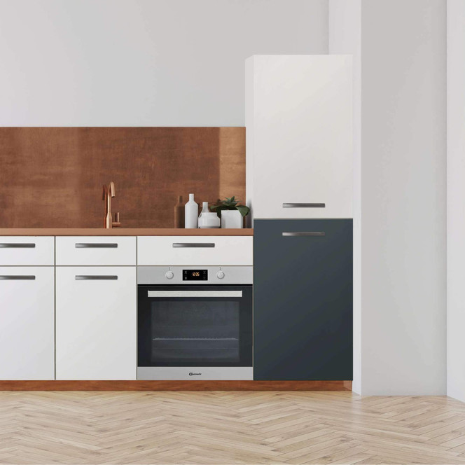 Klebefolie - Hochschrank (60x100cm) - Blaugrau Dark- Bild 1