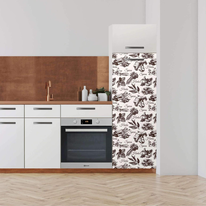 Klebefolie - Hochschrank (60x160cm) - Spices- Bild 1
