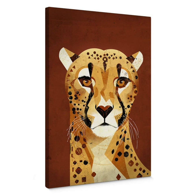 Leinwandbild Braun - Gepard