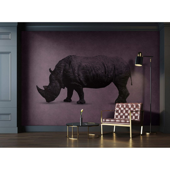 Livingwalls Fototapete Walls by Patel rhino 2 - Bild 1