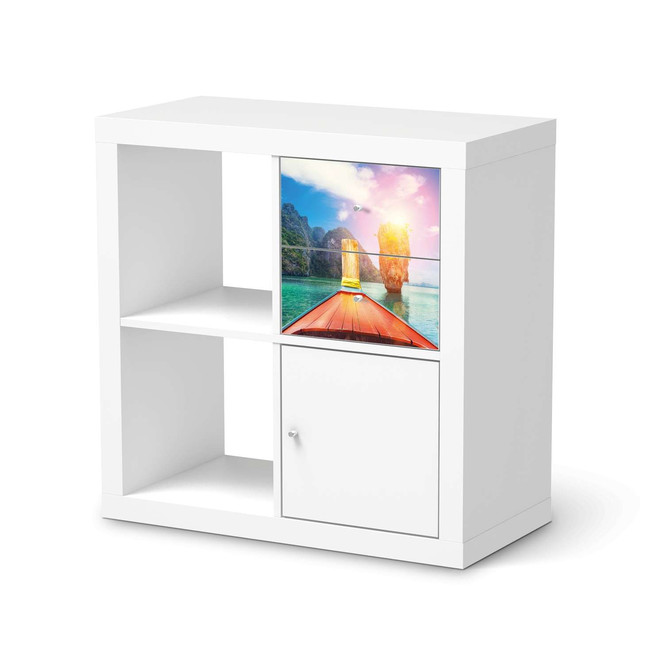 Möbelfolie IKEA IKEA Expedit Regal Schubladen - Blue Water Lagoon- Bild 1