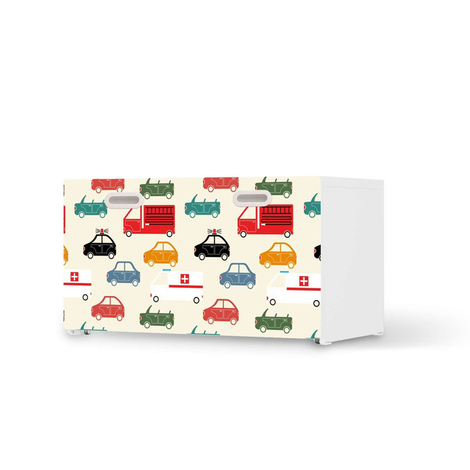 Möbelfolie IKEA Stuva / Fritids Bank mit Kasten - Cars- Bild 1