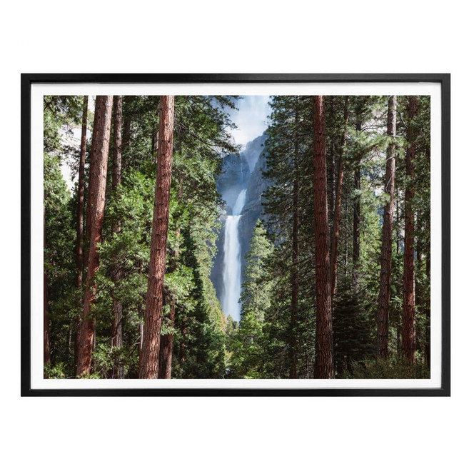 Poster Colombo - Wasserfall im Wald