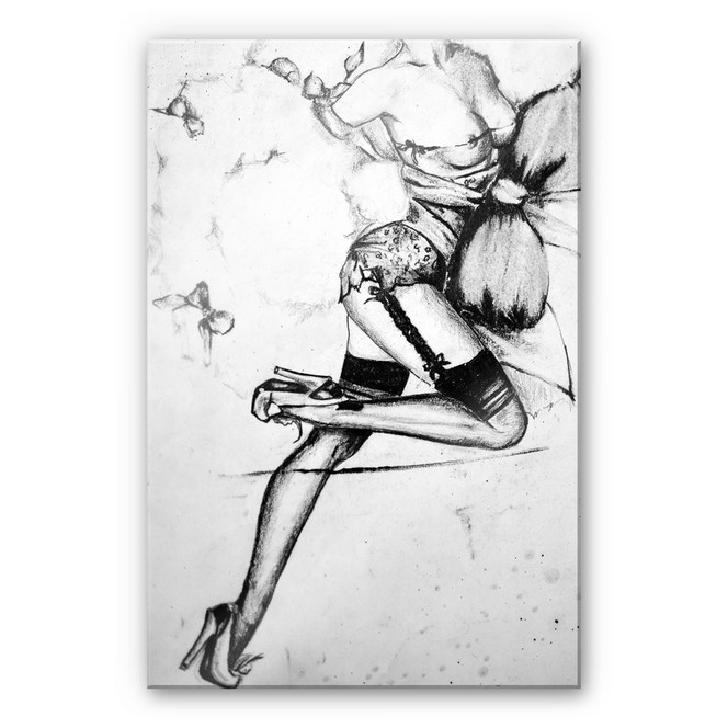 Acrylglasbild Verführerisches Pin-up