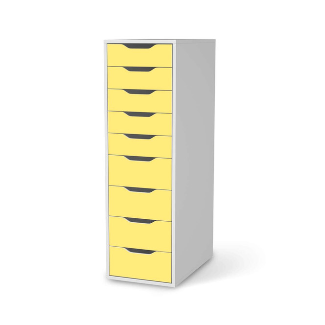 Folie IKEA Alex 9 Schubladen - Gelb Light- Bild 1