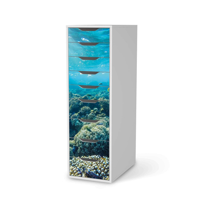 Folie IKEA Alex 9 Schubladen - Underwater World- Bild 1