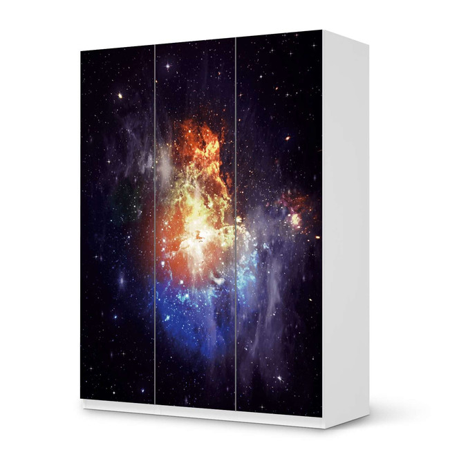Folie IKEA Pax Schrank 201cm Höhe - 3 Türen - Nebula- Bild 1