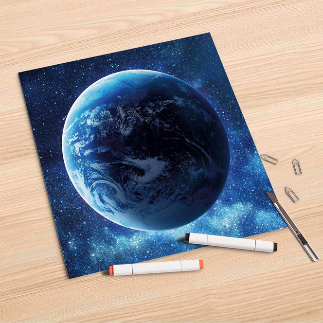 Folienbogen (30x30cm) - Planet Blue- Bild 1