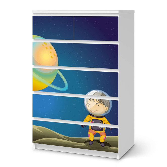 Möbel Klebefolie IKEA Malm Kommode 6 Schubladen (hoch) - Young Explorer- Bild 1