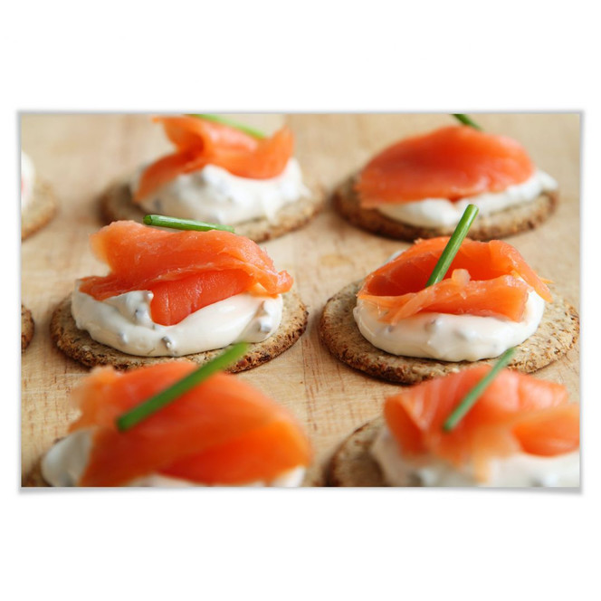 Poster Salmon Appetizer