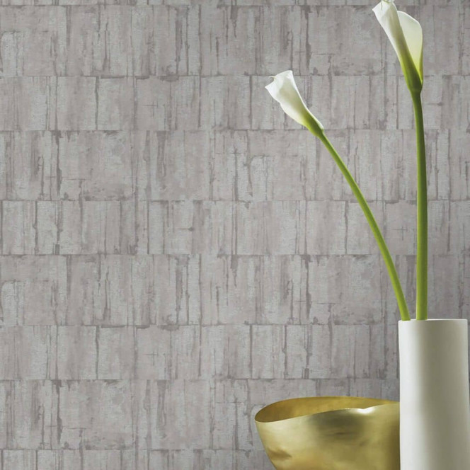Rasch Vliestapete, Mustertapete Barbara Home Collection III graublau hell