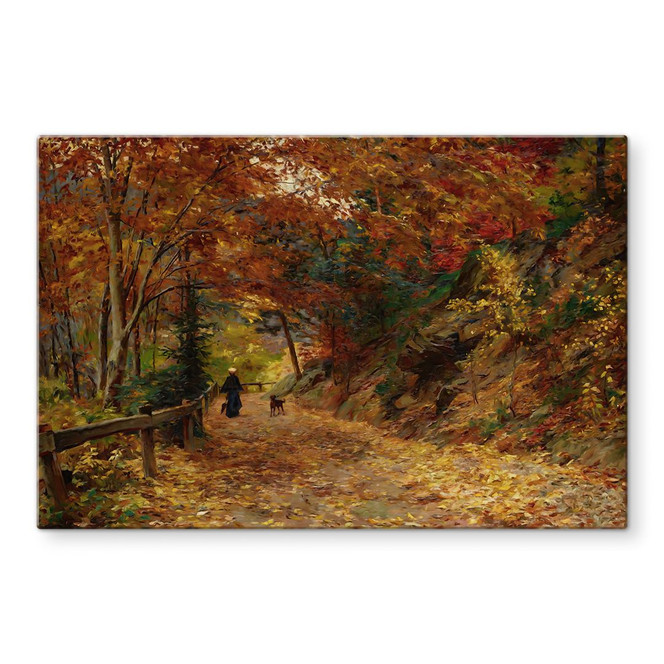 Glasbild Wisinger-Florian - Fallendes Laub