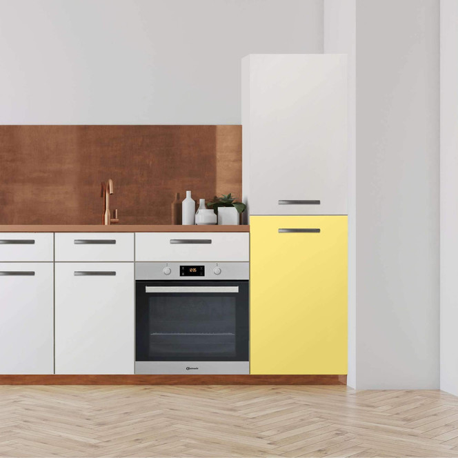 Klebefolie - Hochschrank (60x100cm) - Gelb Light- Bild 1