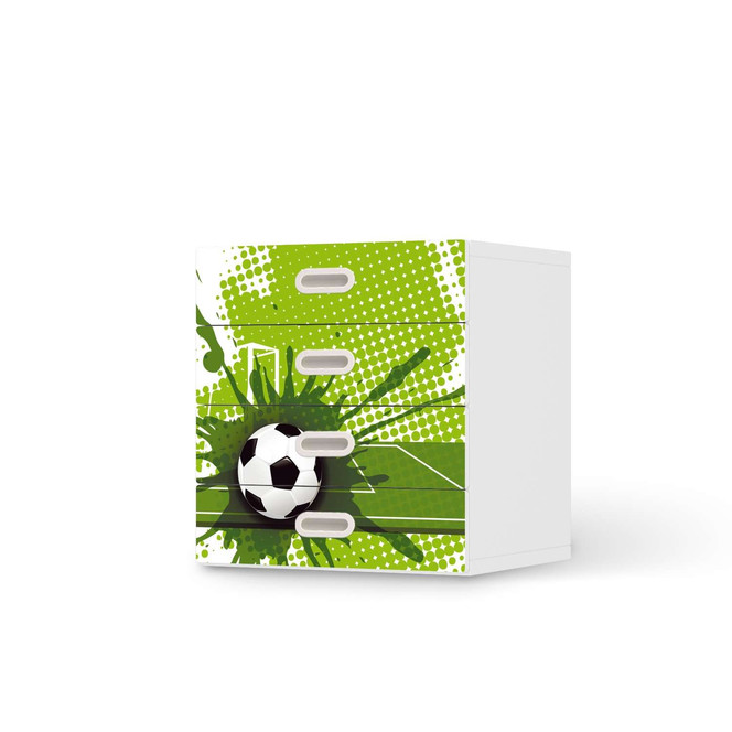 Klebefolie IKEA Stuva / Fritids Kommode - 4 Schubladen - Goal- Bild 1
