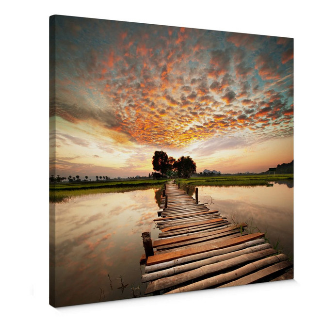 Leinwandbild To the other Side - quadratisch