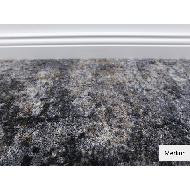 Nova Velours Teppichboden Meterware in Merkur