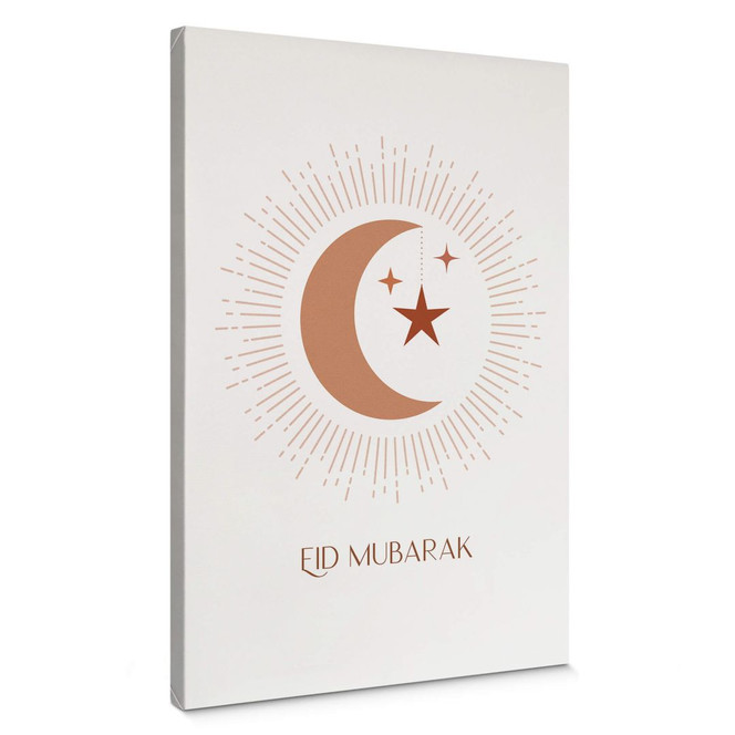 Leinwandbild Eid Mubarak Mondsichel