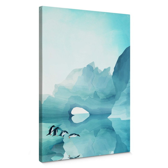 Leinwandbild Goed Blauw - Pinguine