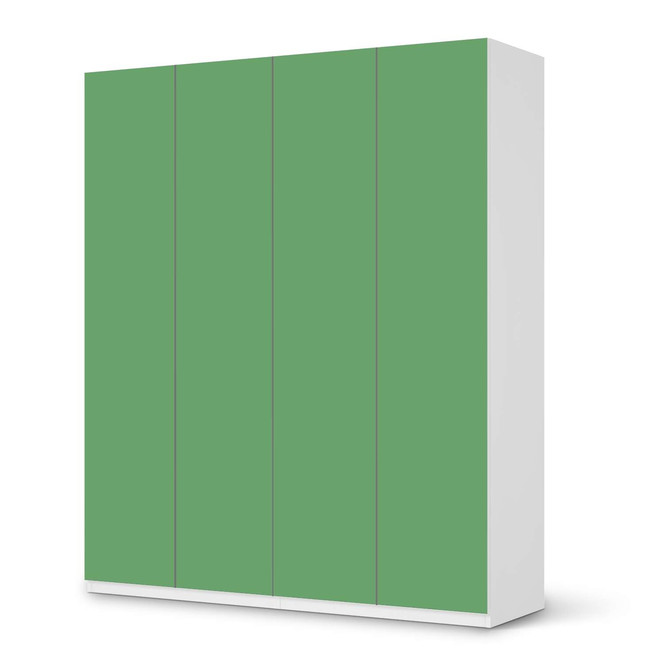 Möbelfolie IKEA Pax Schrank 236cm Höhe - 4 Türen - Grün Light- Bild 1