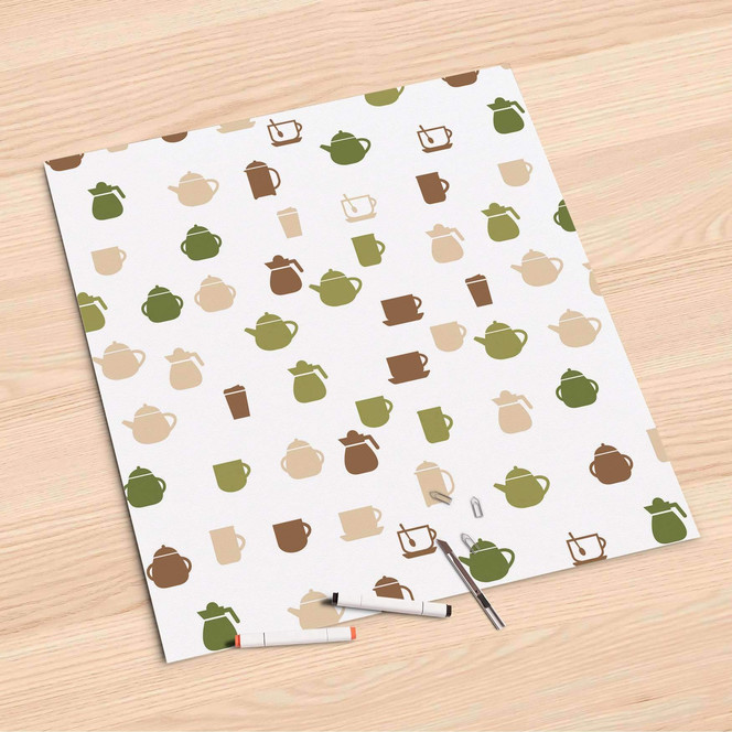 Folienbogen (60x60cm) - Cans and Cups- Bild 1