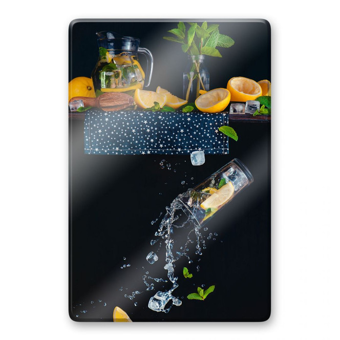 Glasbild Belenko - Lemonade from the top