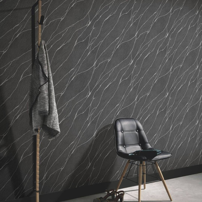 Grafiktapete Opus schwarz