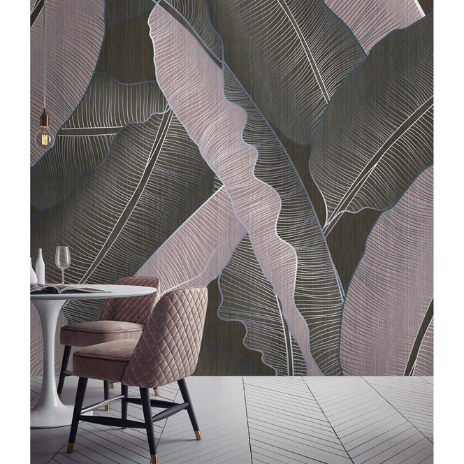 Livingwalls Fototapete Walls by Patel 3 Under Cover 2 braun, rosa, weiss, grau, blau - Bild 1