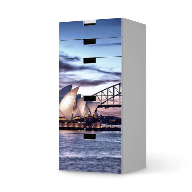 Möbel Klebefolie IKEA Stuva / Malad Kommode - 5 Schubladen - Sydney- Bild 1