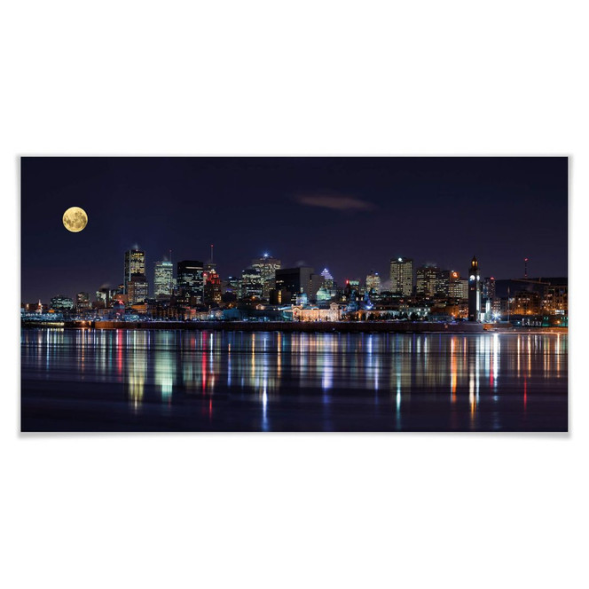 Poster YuppiDu - Mond über Montreal