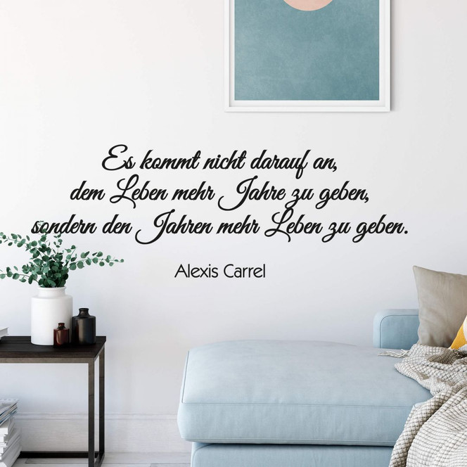 Wandtattoo Es kommt nicht darauf an...