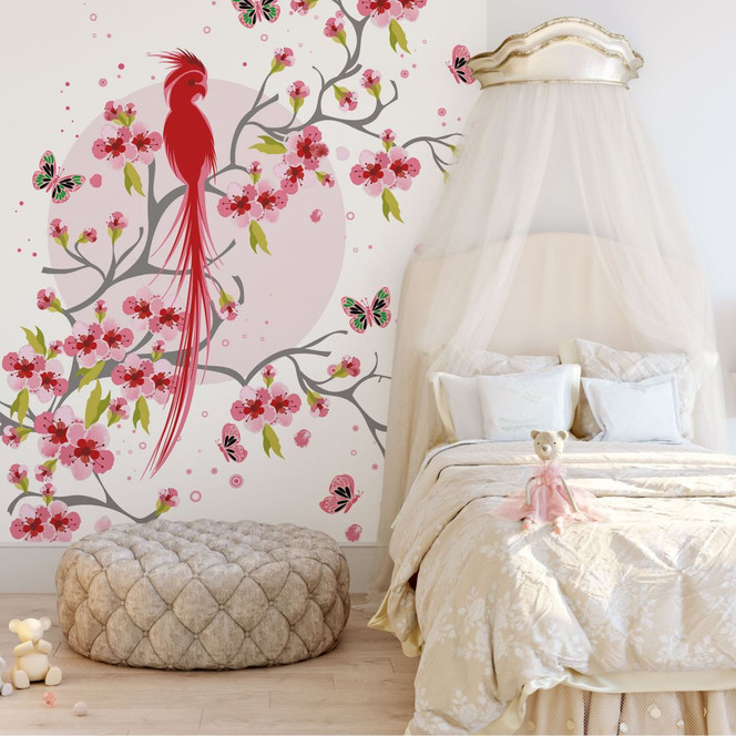 Fototapete Paradiesvogel