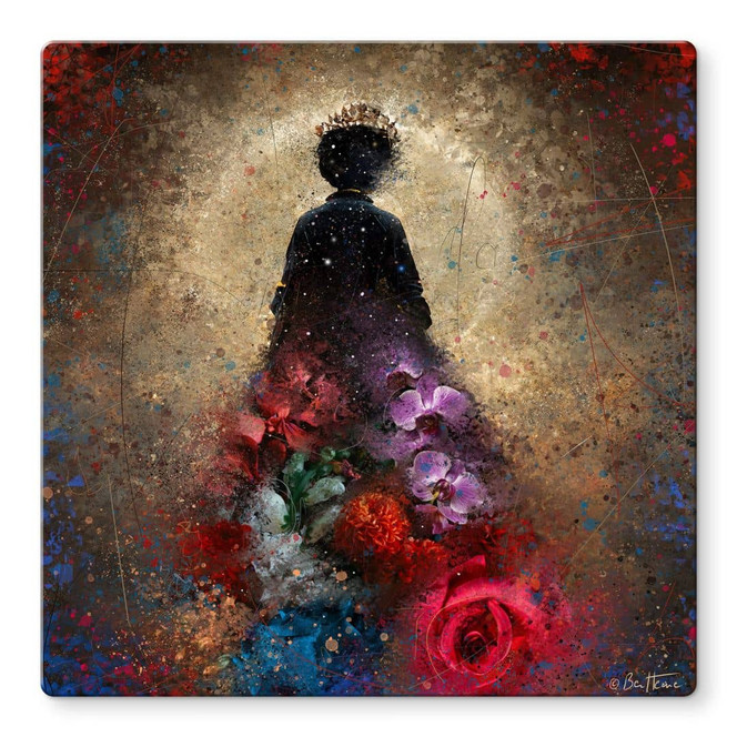 Glasbild Heine - Astro Queen RIP